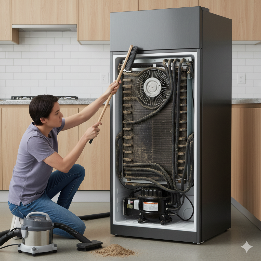 Clean and Maintain Your Refrigerator Coils